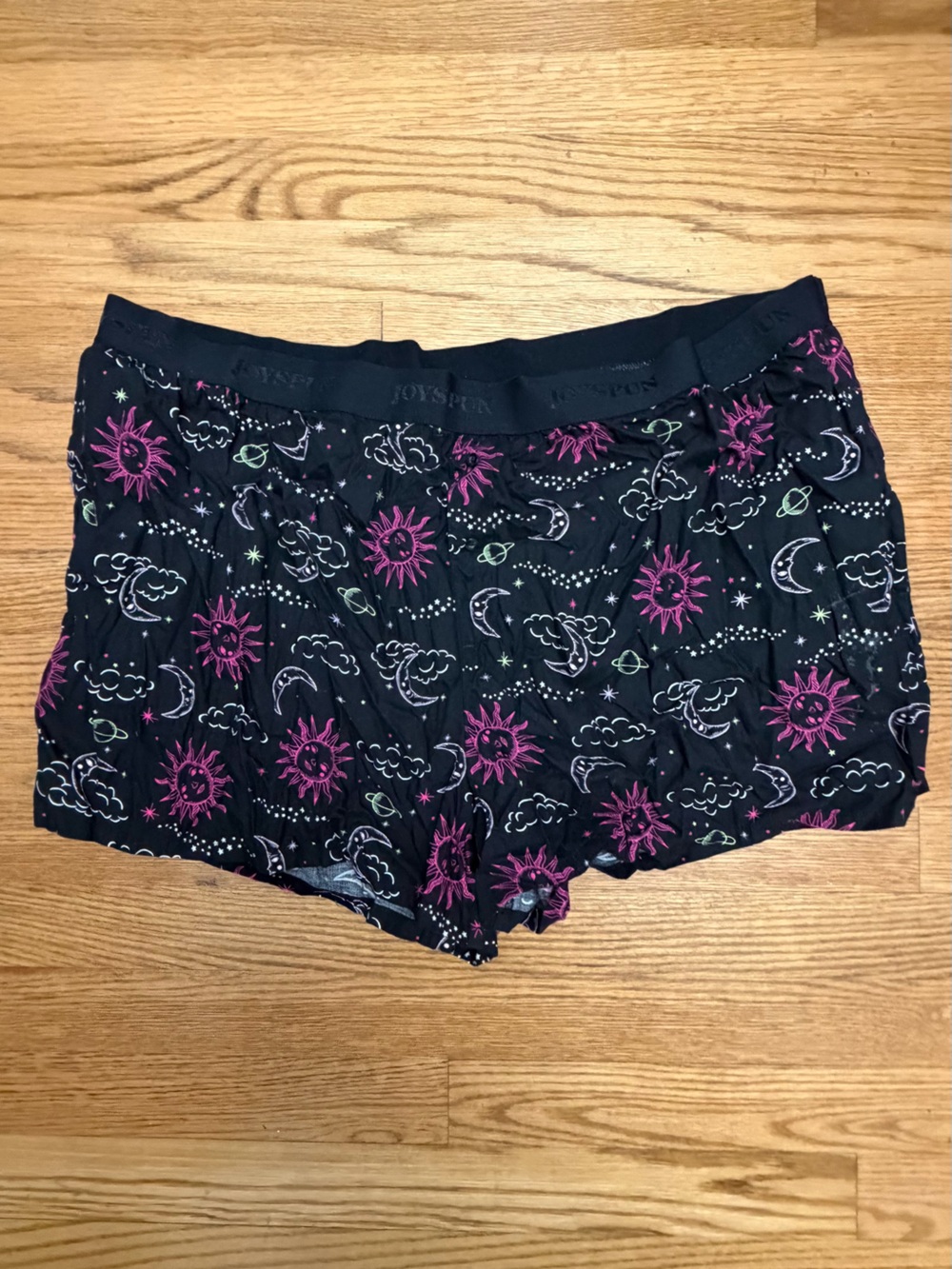 Joyspun Women’s Celestial Print Sleep Shorts Size 2X 18W-20W